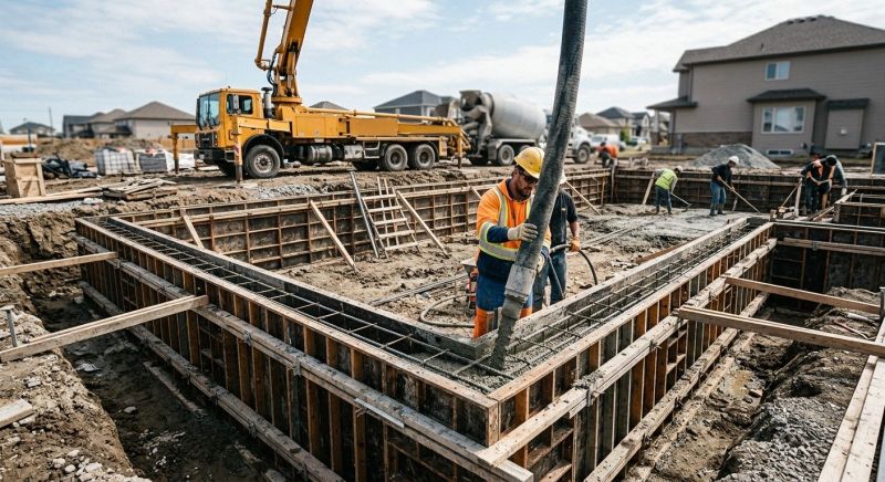 Concrete Basement Pouring in Greenville, SC