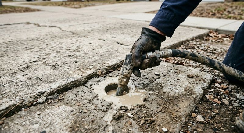 Concrete Poly Jacking in Des Moines, IA