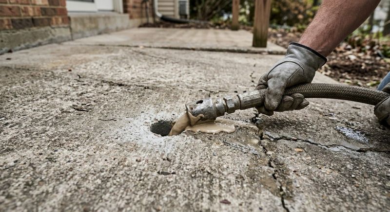 Driveway Slab Lifting in West Des Moines, IA