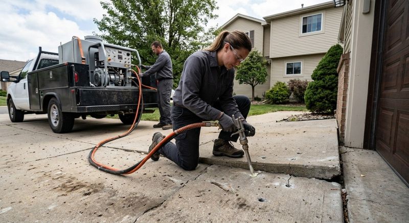 Garage Settling Repair in Columbus, OH