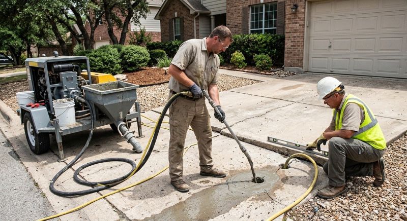 Slab Leveling in Des Moines, IA