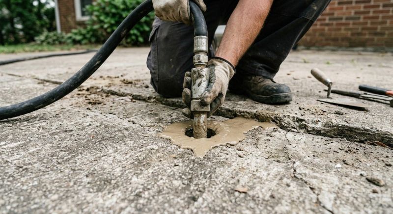 Sunken Patio Repair in Corpus Christi, TX