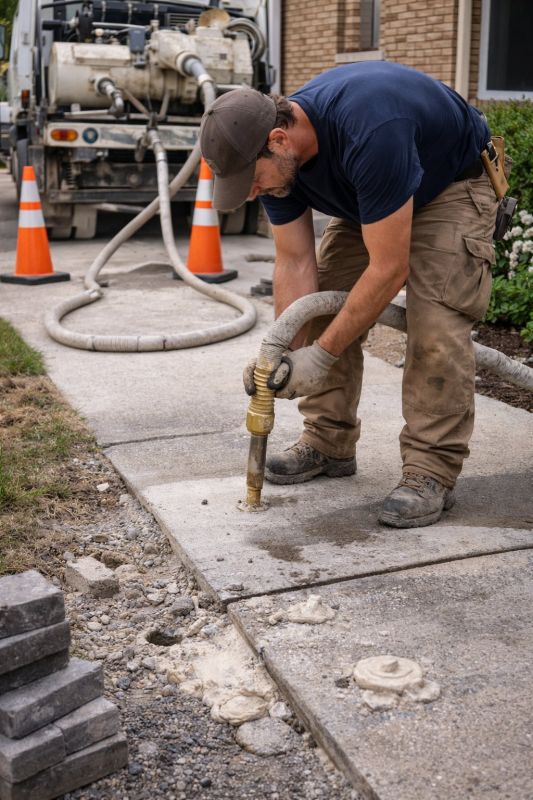 Sunken Sidewalk Repair in Des Moines, IA