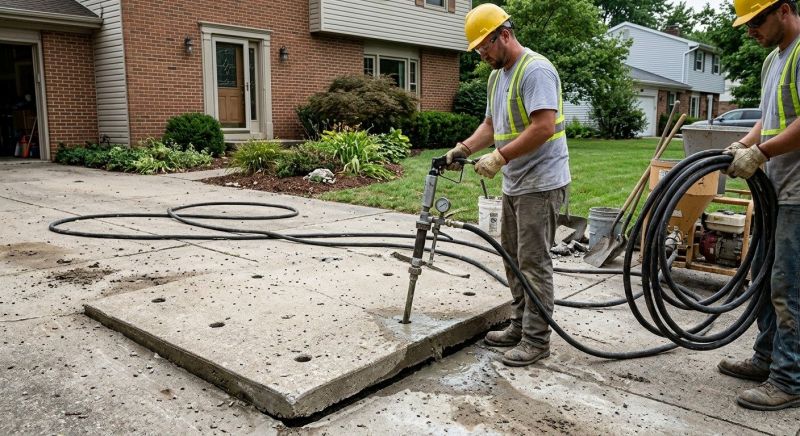 Concrete Mudjacking in Columbus, OH