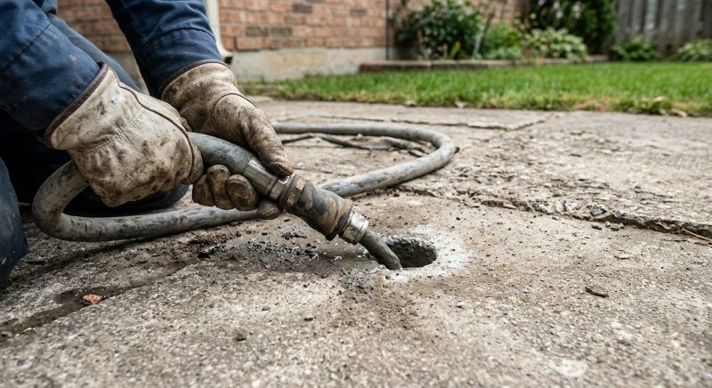 Sunken Patio Repair in Des Moines, IA